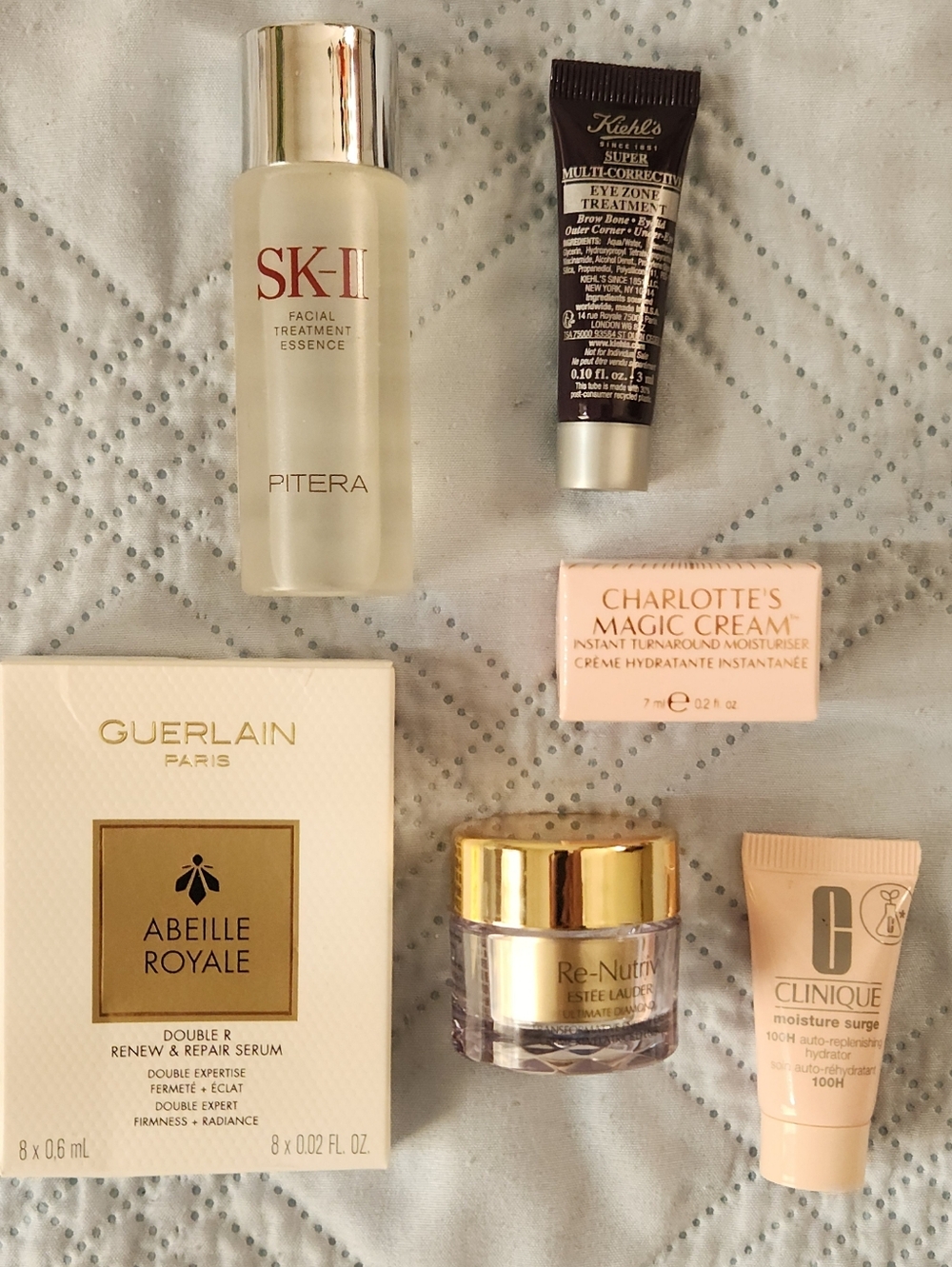 Luxury Skincare Bundle: SK-II, Guerlain, Charlotte Tilbury, Estée Lauder +